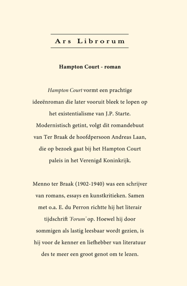 Menno ter Braak - Hampton Court - Afbeelding 3