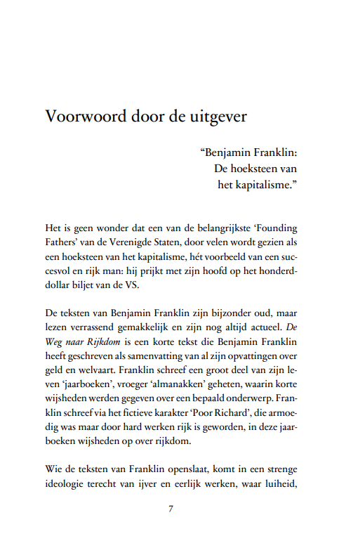 Benjamin Franklin - De weg naar rijkdom - Afbeelding 5